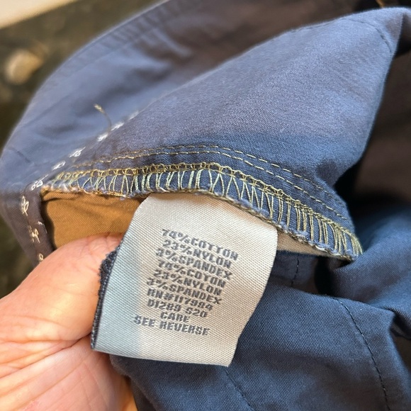 Dakota Grizzly khaki shorts. 36” waist. 8” inseam. Nylon/cotton/spandex blend. - Picture 7 of 10